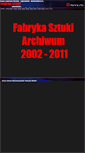 Mobile Screenshot of fabrykasztuki.kopacewicz.pl